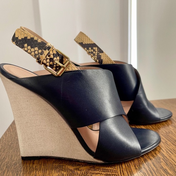 Celine Criss Cross Wedges - Picture 1 of 11